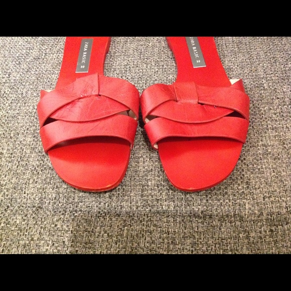 Zara- Red Sandals (EU size 39) - Picture 2 of 7
